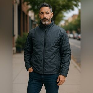 Mack Russo Men's Blue Hybrid Jacket